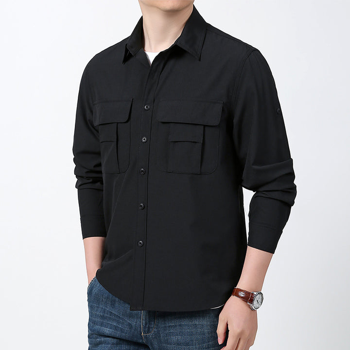 Herren Freizeit Hemd Drune
