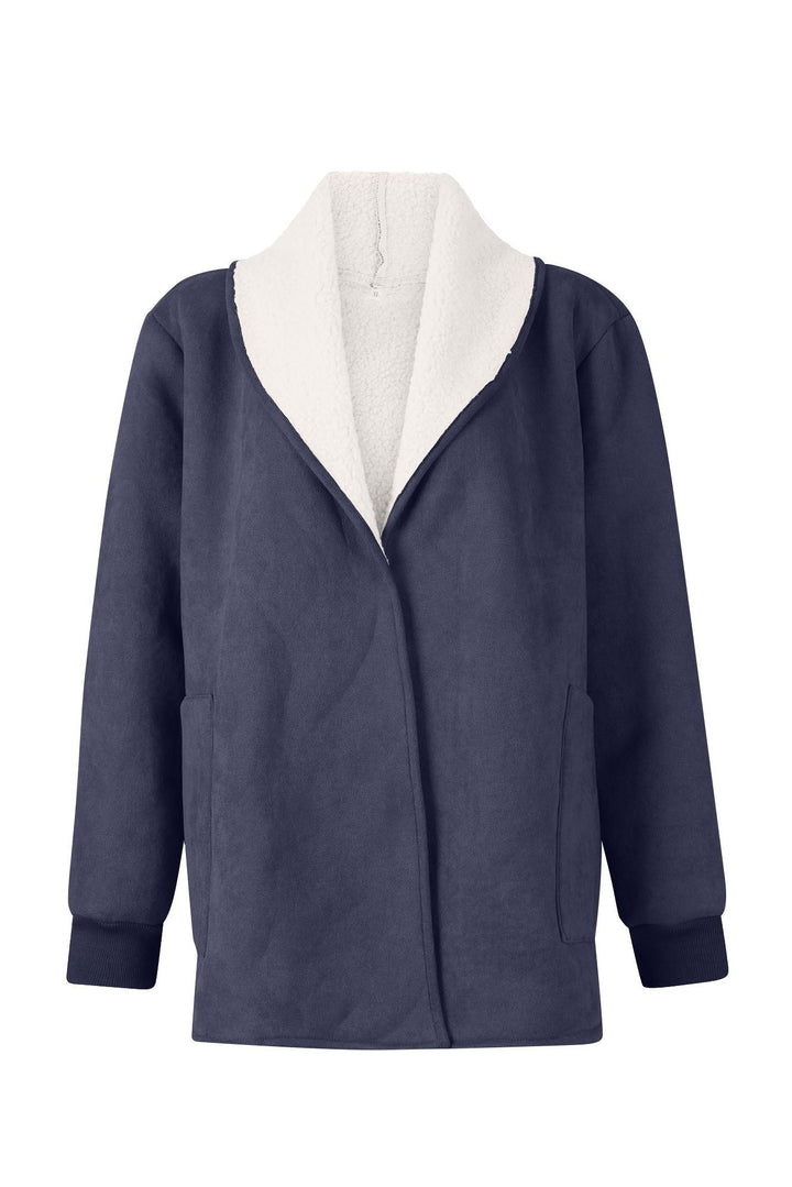Drune | Revers Wildleder und Schafswolle Thermojacke