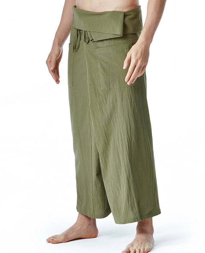 Herren Relaxed Fit Utility Wickelrock Drune