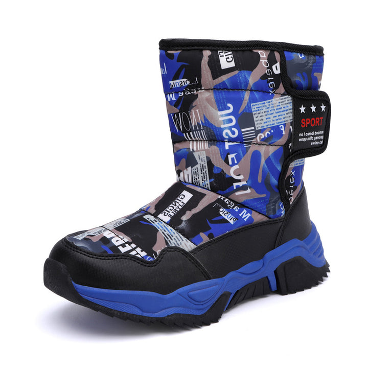 Damen Sportliche Winterstiefel mit rutschfester Sohle und isolierendem Futter Drune