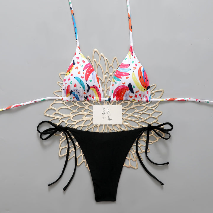 Damen Verspieltes Triangel-Bikini-Set Drune