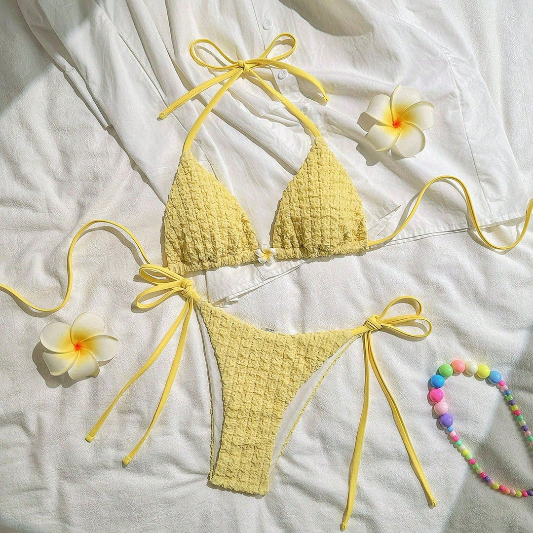 Damen raffinierter Triangel-Bikini Drune
