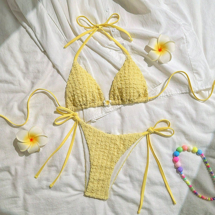 Damen raffinierter Triangel-Bikini Drune
