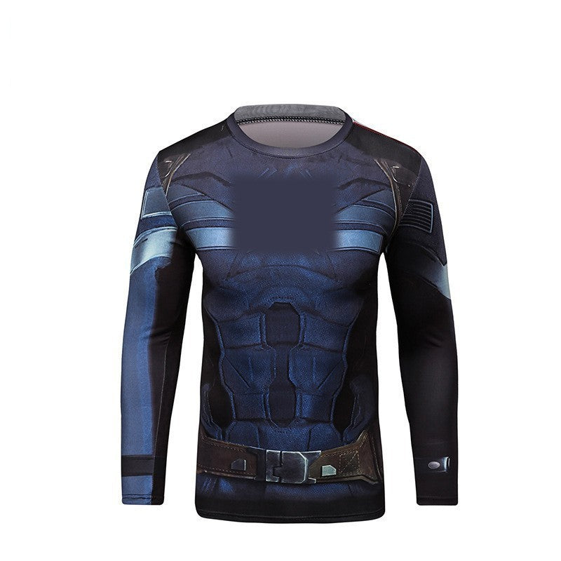 Herren Sportliches Langarm-T-Shirt mit innovativem Design Drune