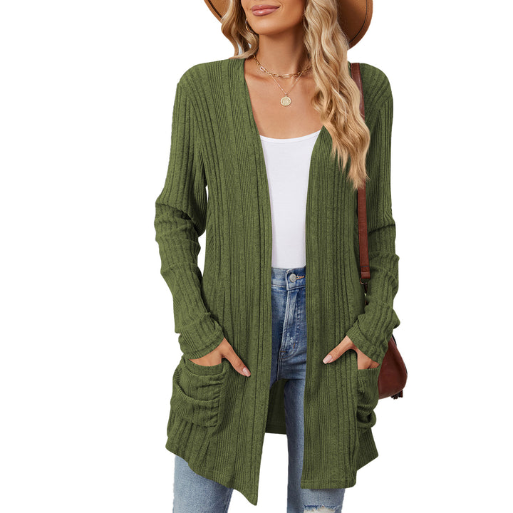 Damen lässiger Strickcardigan Drune
