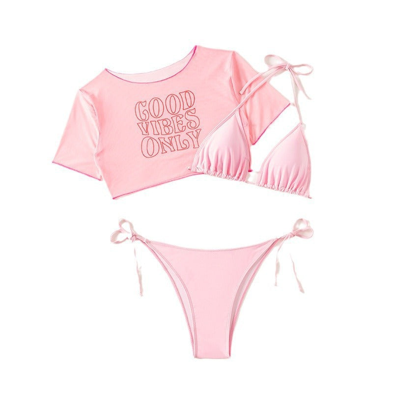 Damen Bikiniset mit lässigem Crop-Top Drune