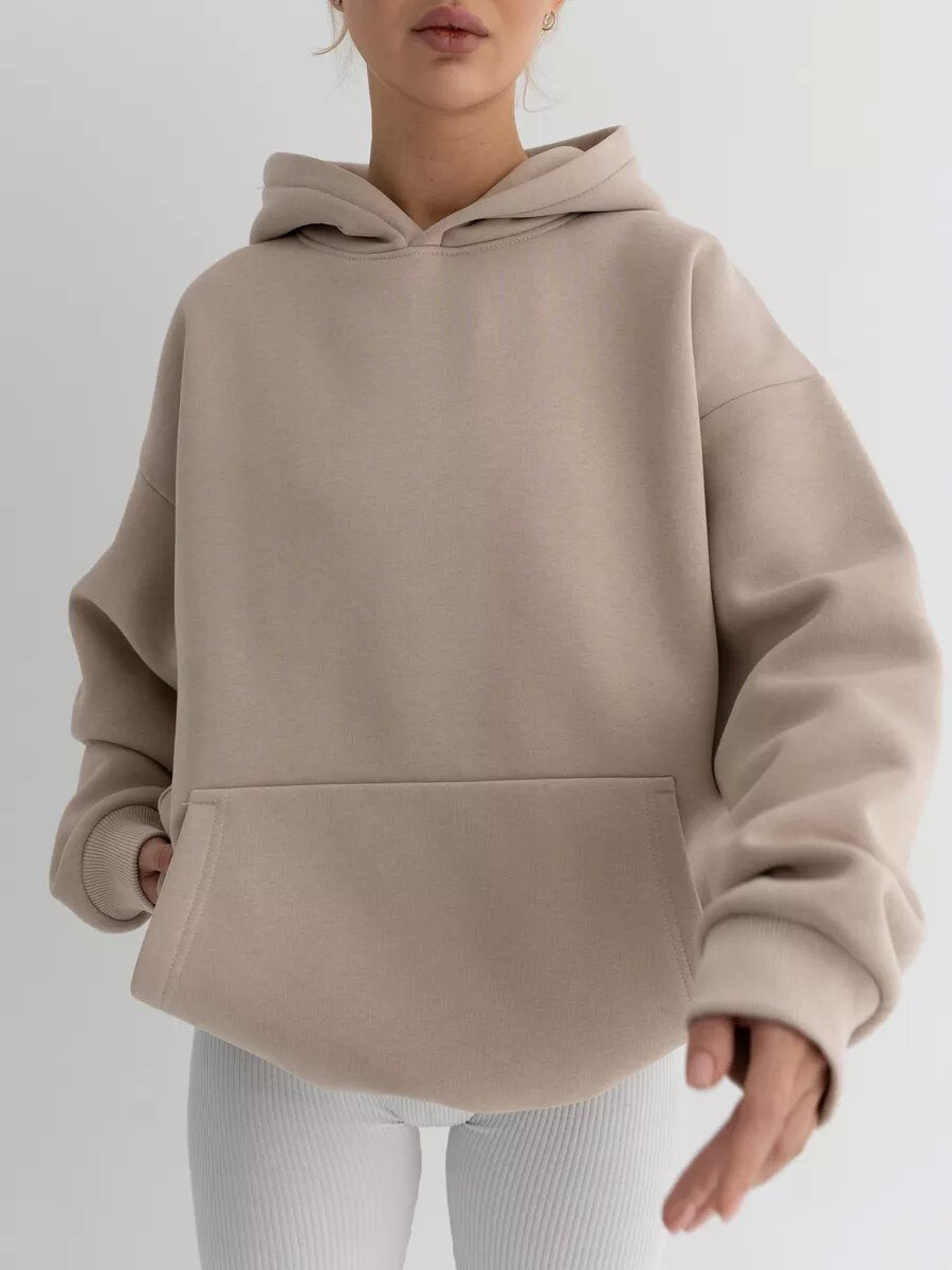Damen Oversized Kapuzenpullover Drune 1787928930