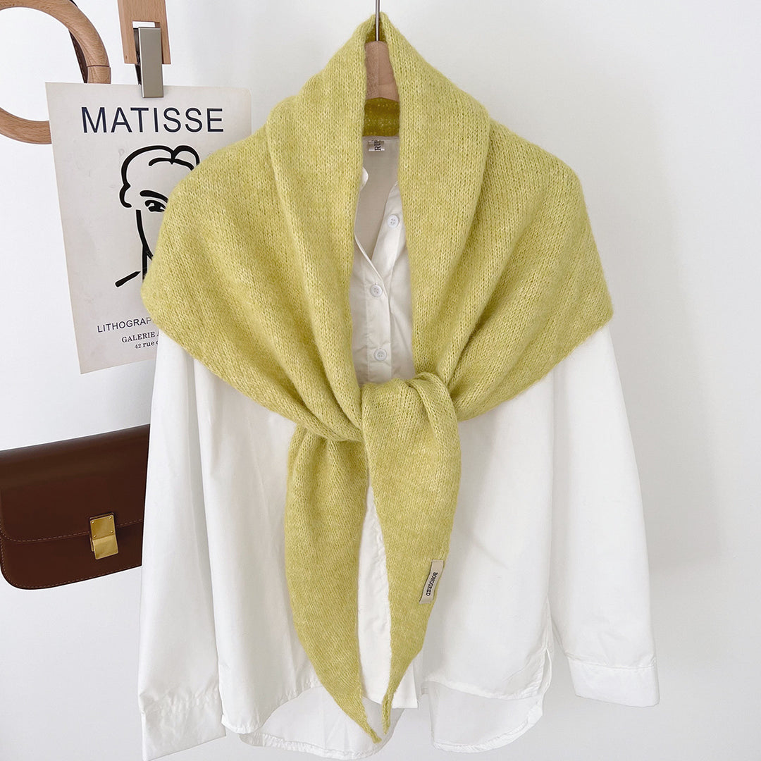 Damen Kuscheliger Wickelponcho mit modernen Fransen und elegantem Design Drune