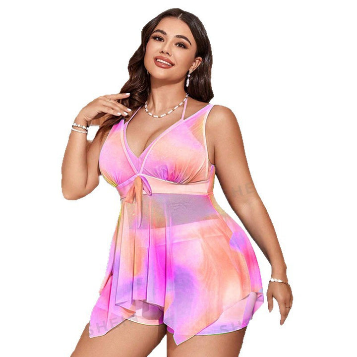 Damen Buntes Badeoberteil mit verspieltem Design Drune