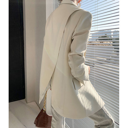 Damen Oversized Blazer im minimalistischen Design Drune