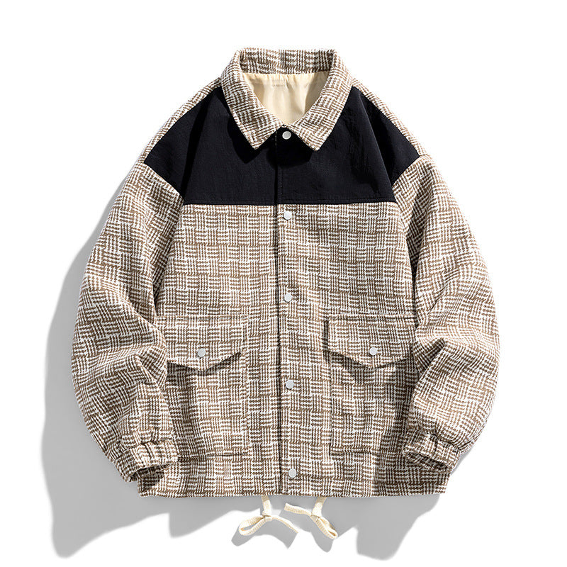 Herren Übergroße Utility-Jacke Drune