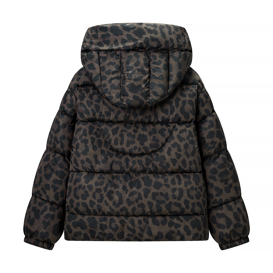 Damen Oversize Stepp-Pufferjacke mit hoher Kapuze und aufgesetzten Pattentaschen Drune