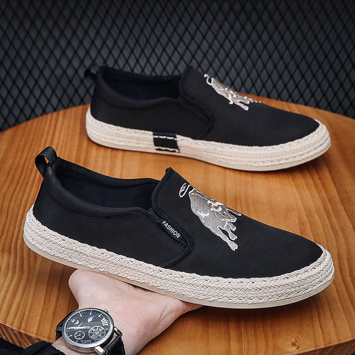 Damen Modische Slip-On Espadrilles