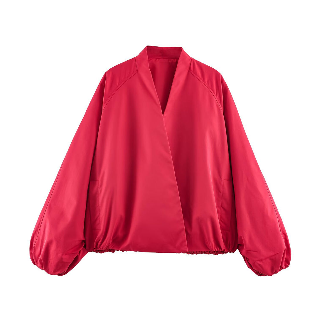 Damen Oversize Kimono‑Jacke mit Ballonärmeln Drune