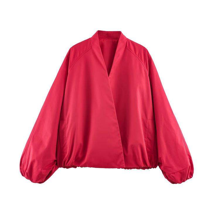 Damen Oversize Kimono‑Jacke mit Ballonärmeln Drune