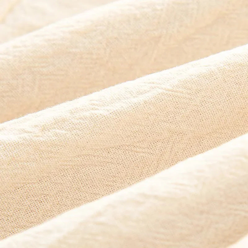 Damen nan artisanal bestickte Kurzjacke mit Rundhalsausschnitt, feinem Zierstich und leichtem Baumwollmix Drune