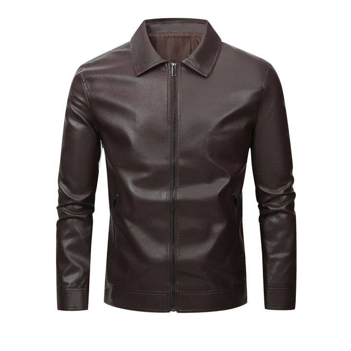 Herren Elegante Lederjacke Drune