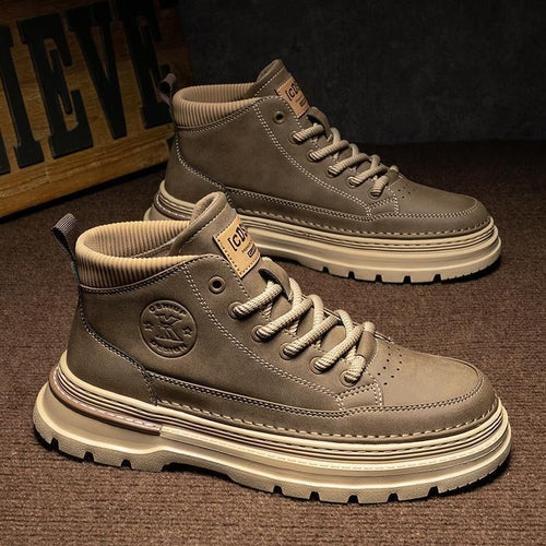 Damen modische High-Top Sneakers mit komfortabler Polsterung und rutschfester Sohle Drune
