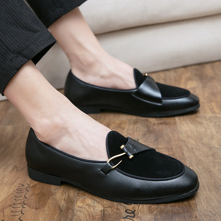 Herren Elegante Mokassins mit modischem Schnallen-Design Drune