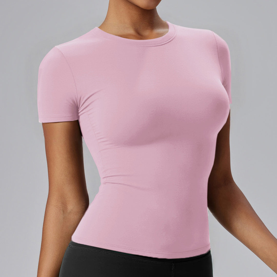 Damen Hochwertiges Fitness-T-Shirt mit elastischer Passform und atmungsaktiven Eigenschaften Drune