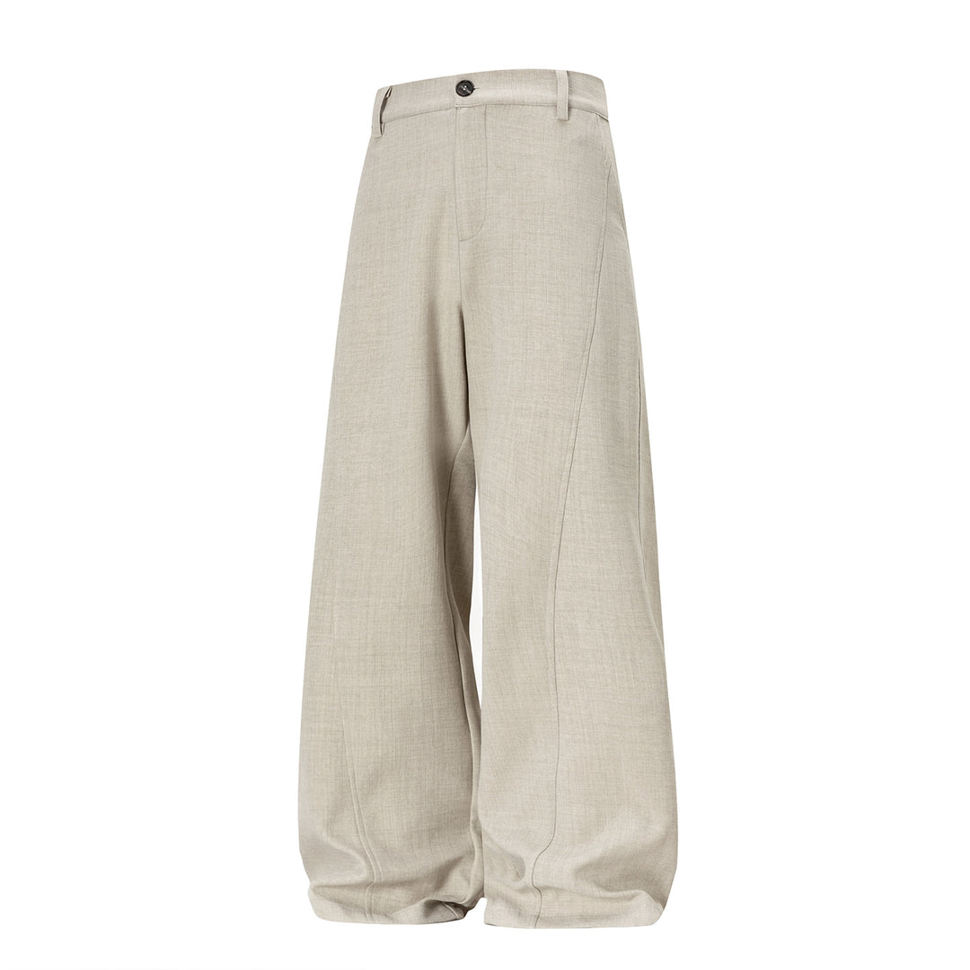 Damen Hochgeschnittene Palazzo-Jerseyhose mit extra weitem Ballonbein Drune