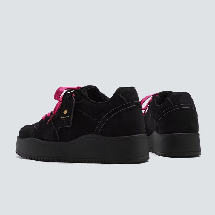 Damen modische Chunky Sneaker mit verstärktem Halt und dämpfender Sohle Drune