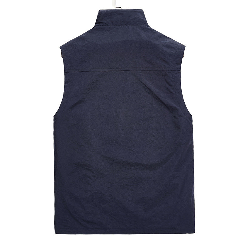 Herren Leichte Outdoor‑Softshellweste mit atmungsaktivem Meshinnenfutter und verdeckten Reißverschlusstaschen Drune