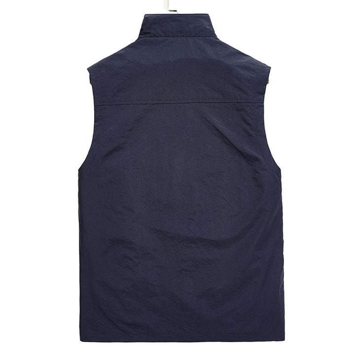 Herren Leichte Outdoor‑Softshellweste mit atmungsaktivem Meshinnenfutter und verdeckten Reißverschlusstaschen Drune