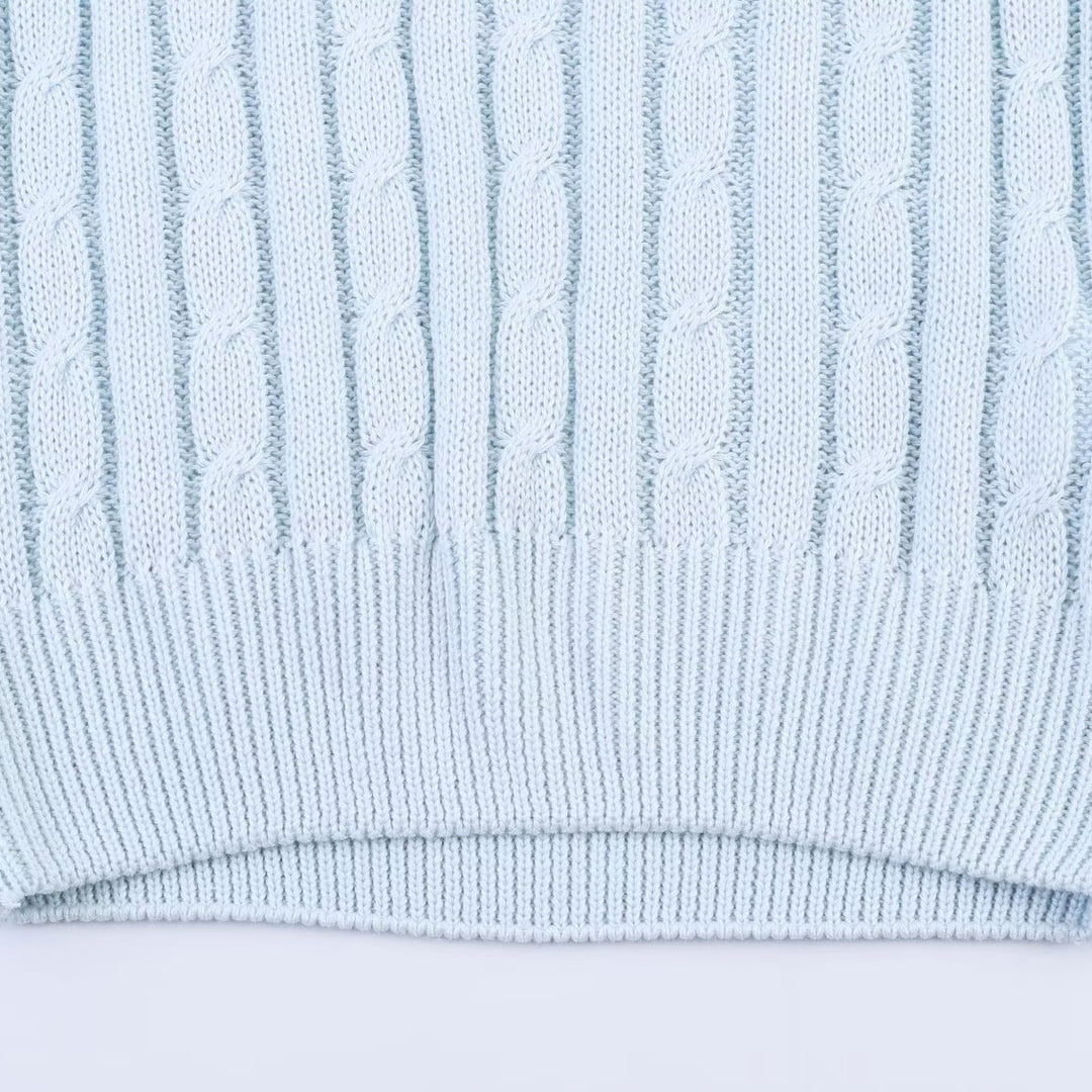 Damen Strickoberteil mit lässigem Schnitt und innovativem Layering Drune