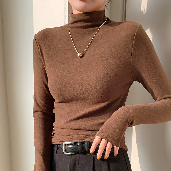 Damen Elegantes Rollkragenoberteil Drune 1787620582