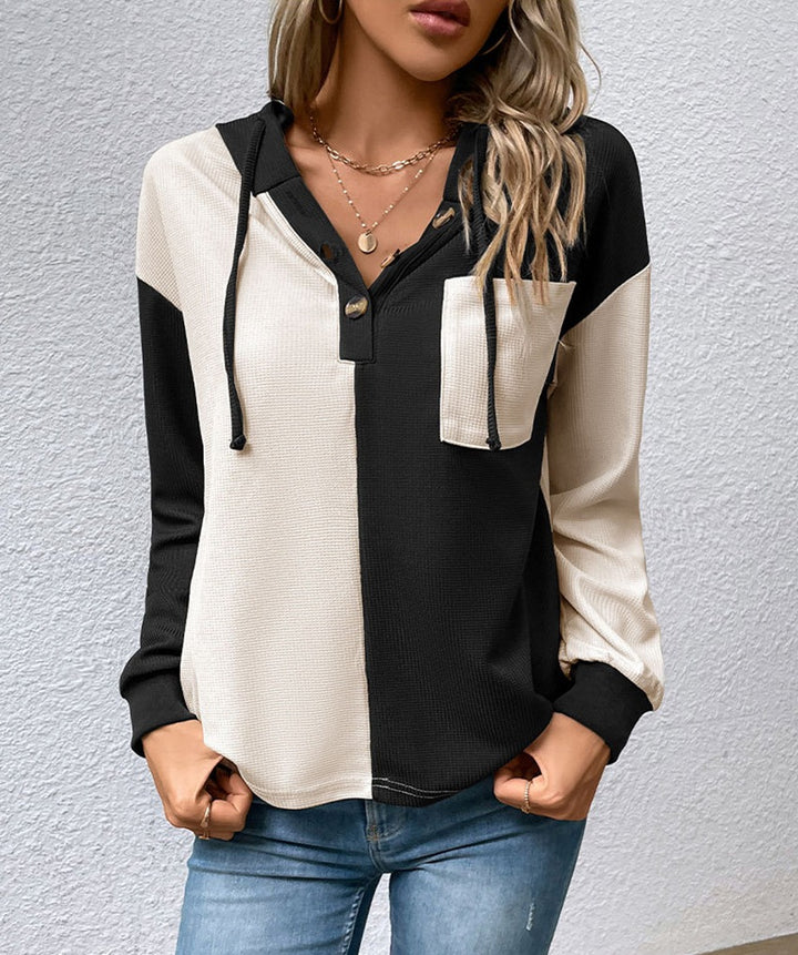 Damen lässiger Hoodie-Shirt Drune