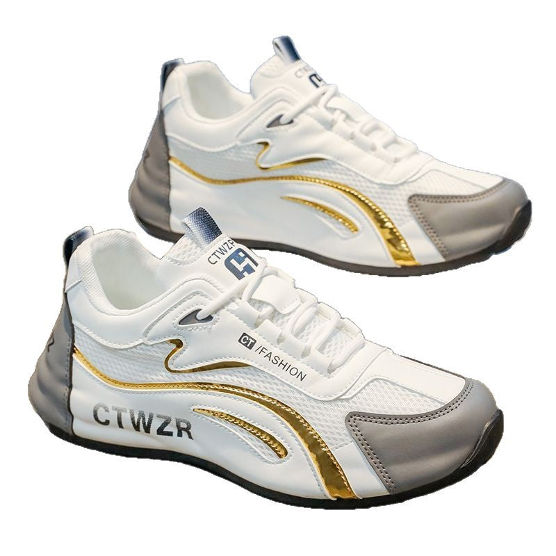 Damen Sportliche Sneaker mit atmungsaktiver Mesh-Oberfläche und rutschfester Sohle Drune
