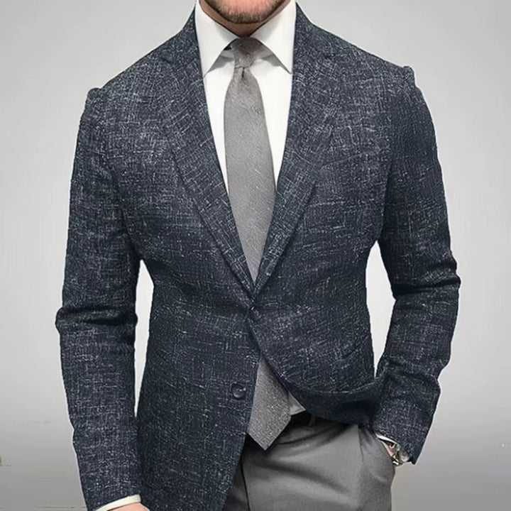 Herren modischer karierten Blazer mit hohem Tragekomfort und eleganten Details Drune