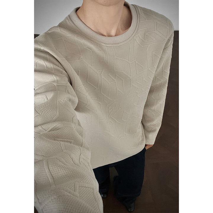 Herren Stylischer Sweatshirt mit strukturiertem Design Drune