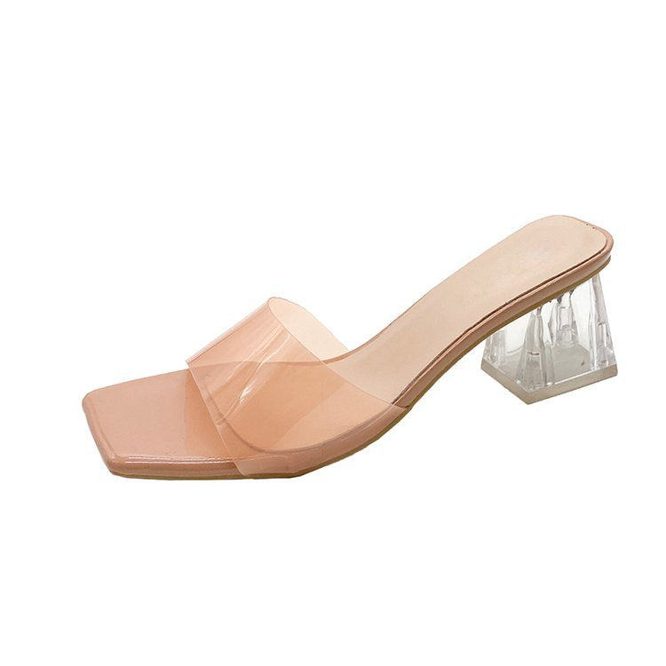 Damen Slingback Absatzschuhe mit modernem Design und elegantem Glanz Drune