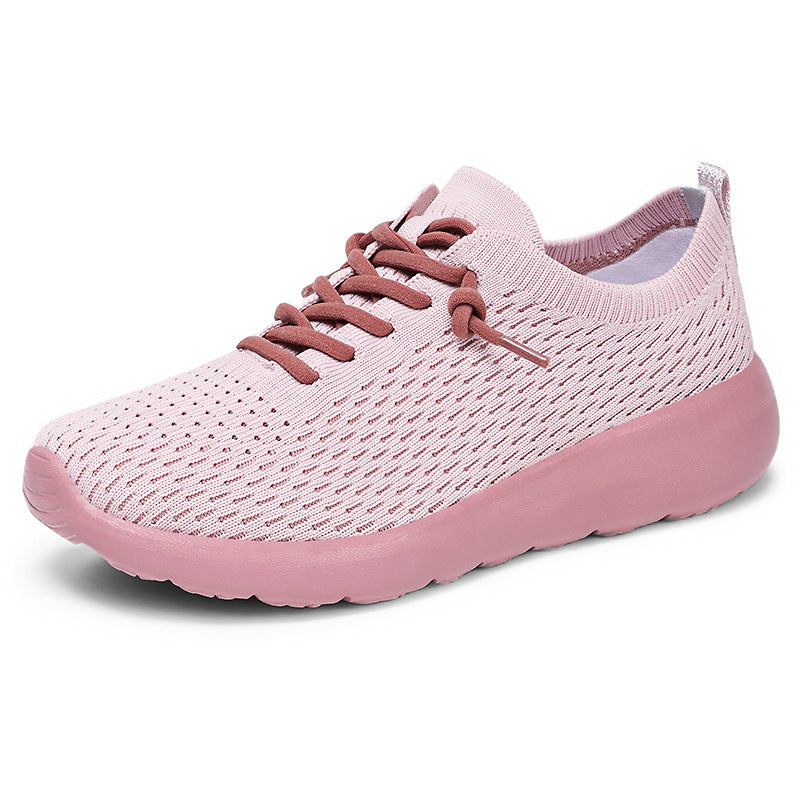 Damen Sportliche Freizeitsneakers mit elastischer Mesh-Oberfläche Drune