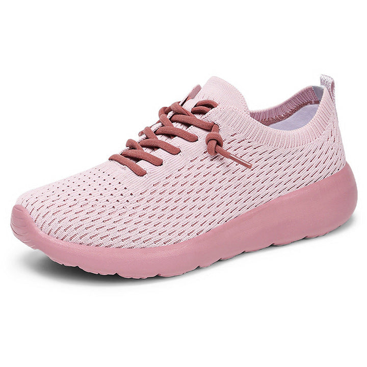 Damen Sportliche Freizeitsneakers mit elastischer Mesh-Oberfläche Drune