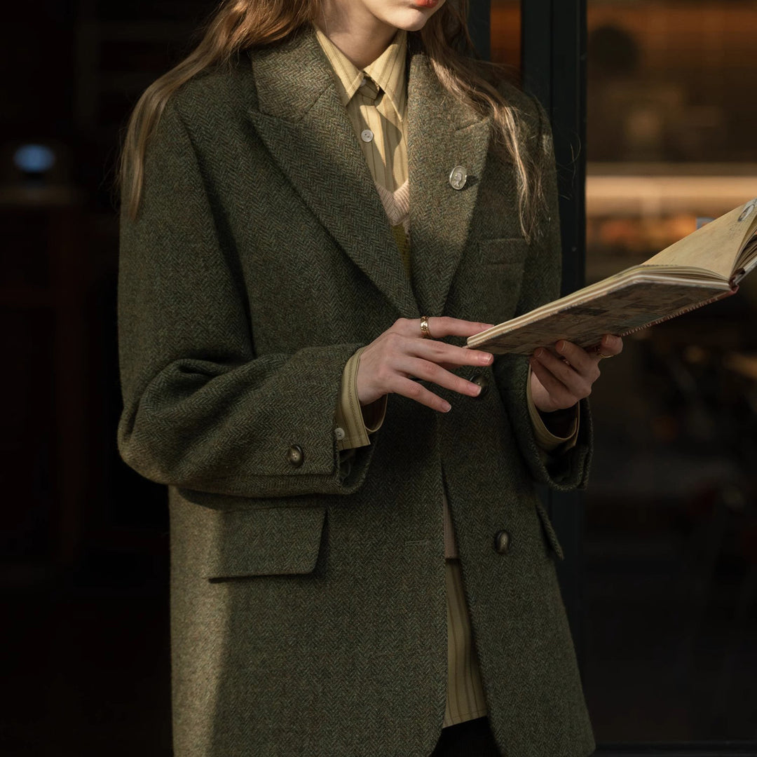 Damen Eleganter und moderner Wollblazer Drune