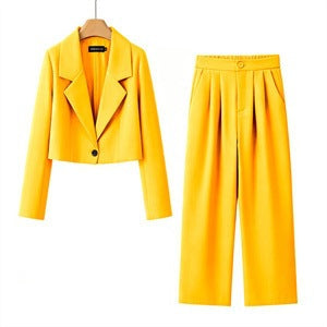 Drune | Klassischer Zweiteiliger Blazer Satz für Damen