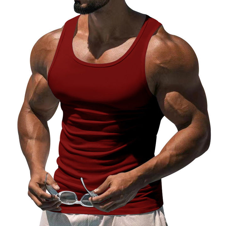 Herren Atmungsaktives Sport-Tanktop mit körperbetontem Schnitt Drune