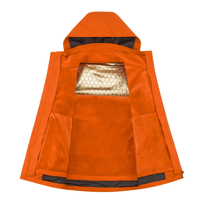 Damen Multikomfort Softshelljacke mit herausnehmbarem Fleece-Inlay und verstellbarer Kapuze Drune