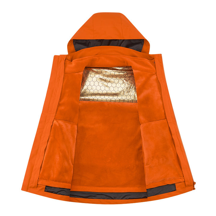 Damen Multikomfort Softshelljacke mit herausnehmbarem Fleece-Inlay und verstellbarer Kapuze Drune