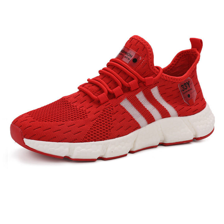 Herren Atmungsaktive Strick-Sneaker mit dämpfender Schaumsohle und Stretch-Fersenlasche Drune