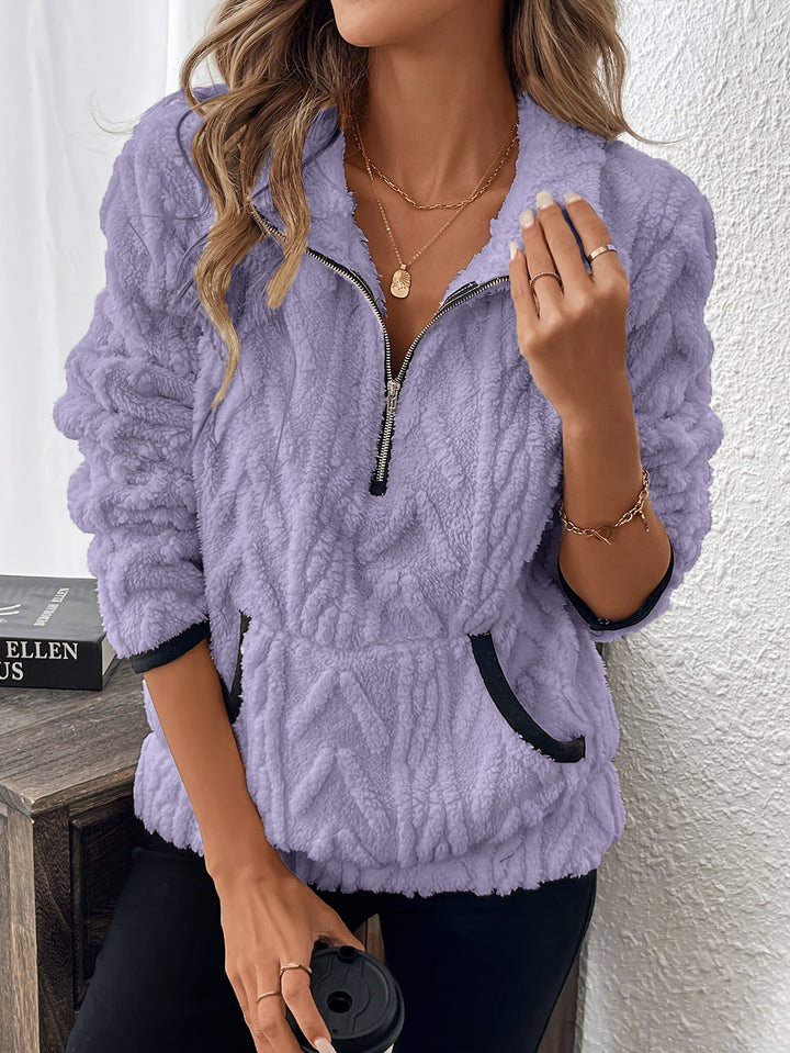 Damen Weiche Fleece Damenjacke Drune