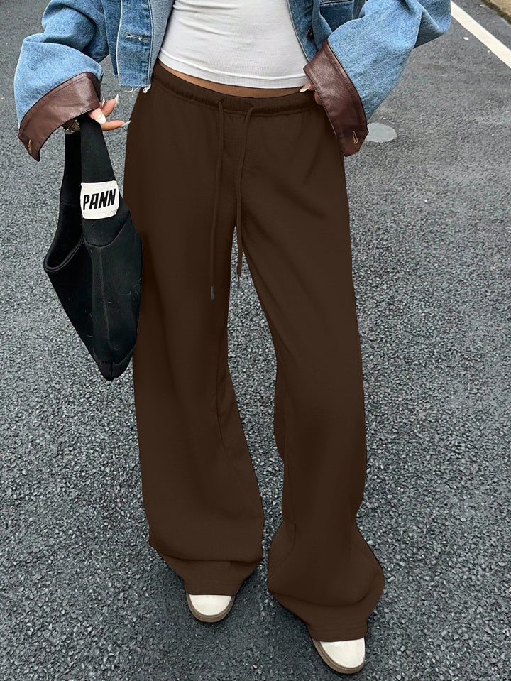 Damen bequeme Sweatpants im weiten Schnitt Drune