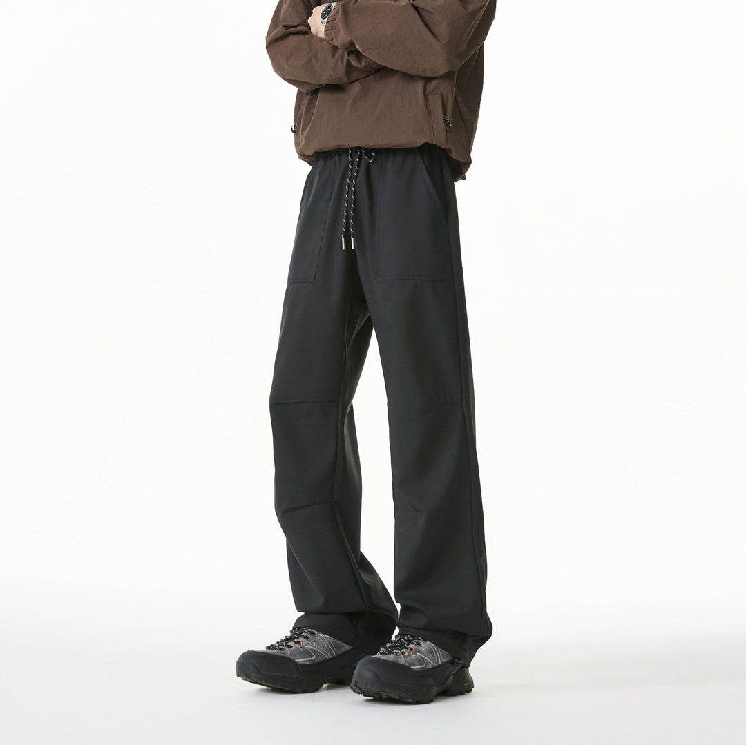 Herren Jogging-Cargohose mit elastischem Bund und verstellbarem Saum Drune