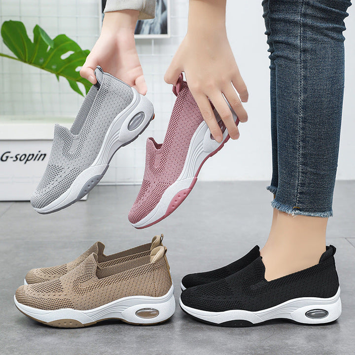 Damen Bequeme und flexible Sneakers mit atmungsaktivem Obermaterial Drune