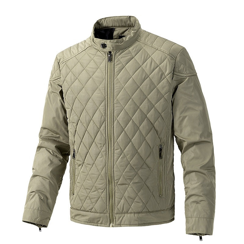 Herren Steppjacke mit hohem Kragen und wasserdichter Ausstattung Drune