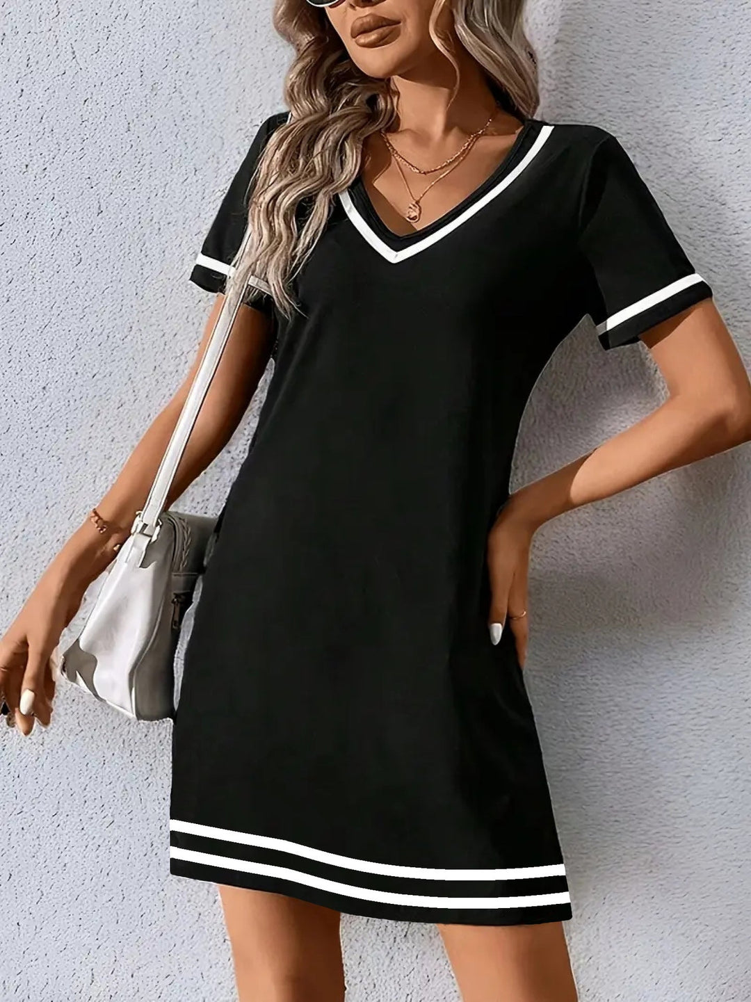 Damen Sportliches Freizeitkleid Drune