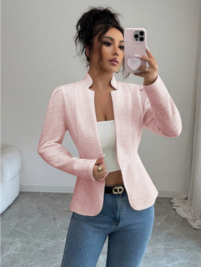 Damen Elegante und zeitlose Blazerjacke